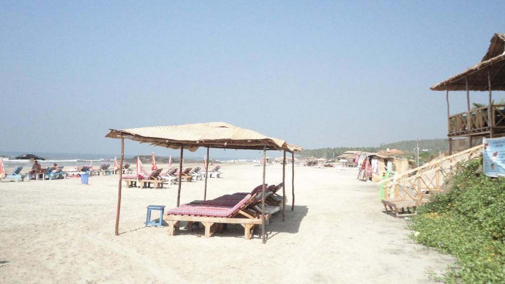 Tivai Beach Cottages Calangute Exteriör bild
